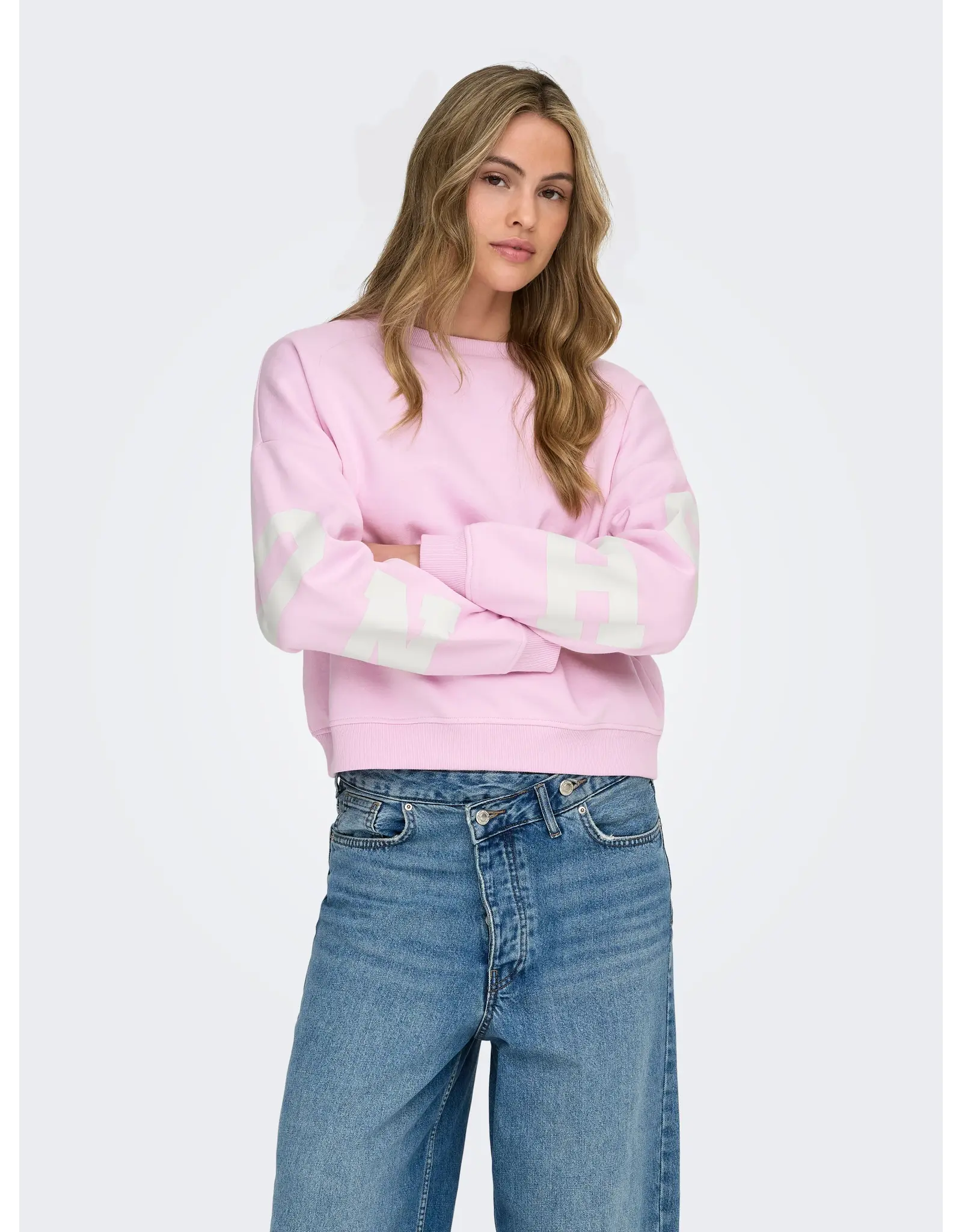 ONLY ONLY Sweatshirt Houston - Lichtroze