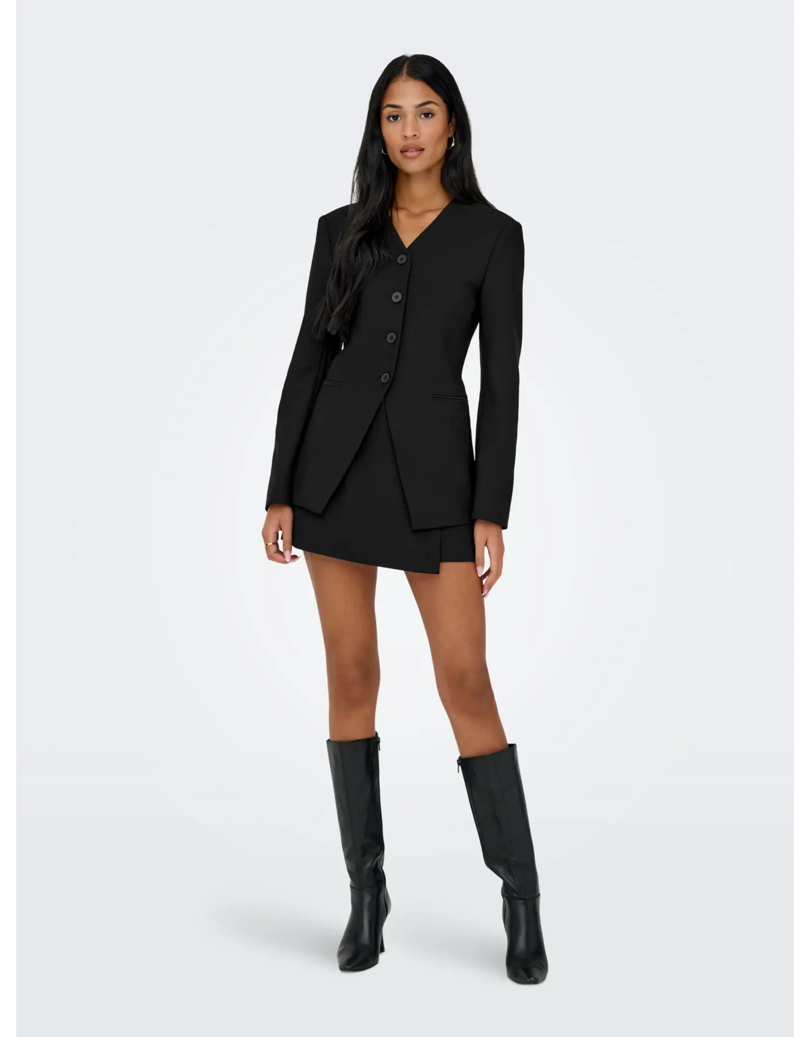 ONLY ONLY Lamina skort - Zwart