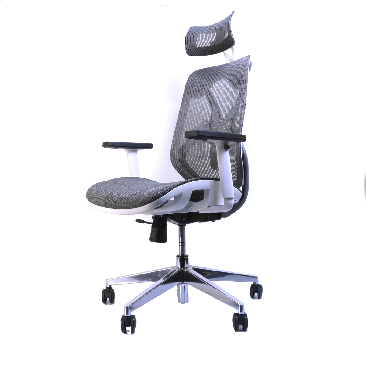 Chaise De Bureau Ergonomique Ergo 2 Gris Blanc Deals2day