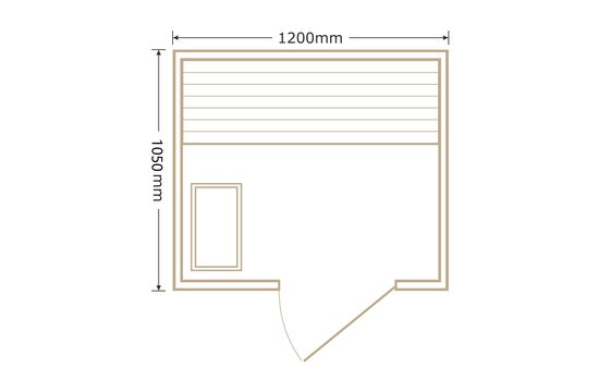 Sauna Compact - 2 Personnes