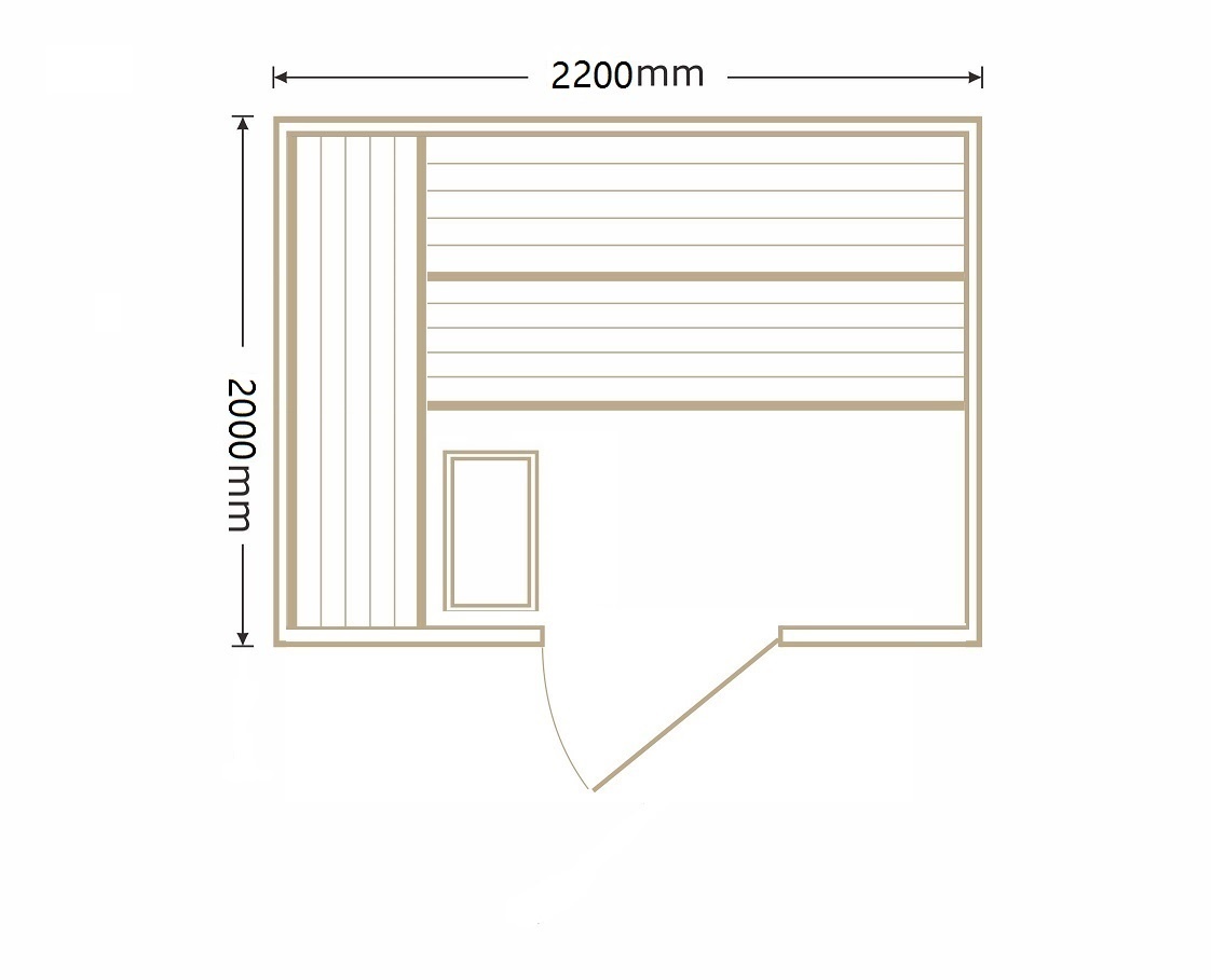 Premium Sauna - 4 Personen