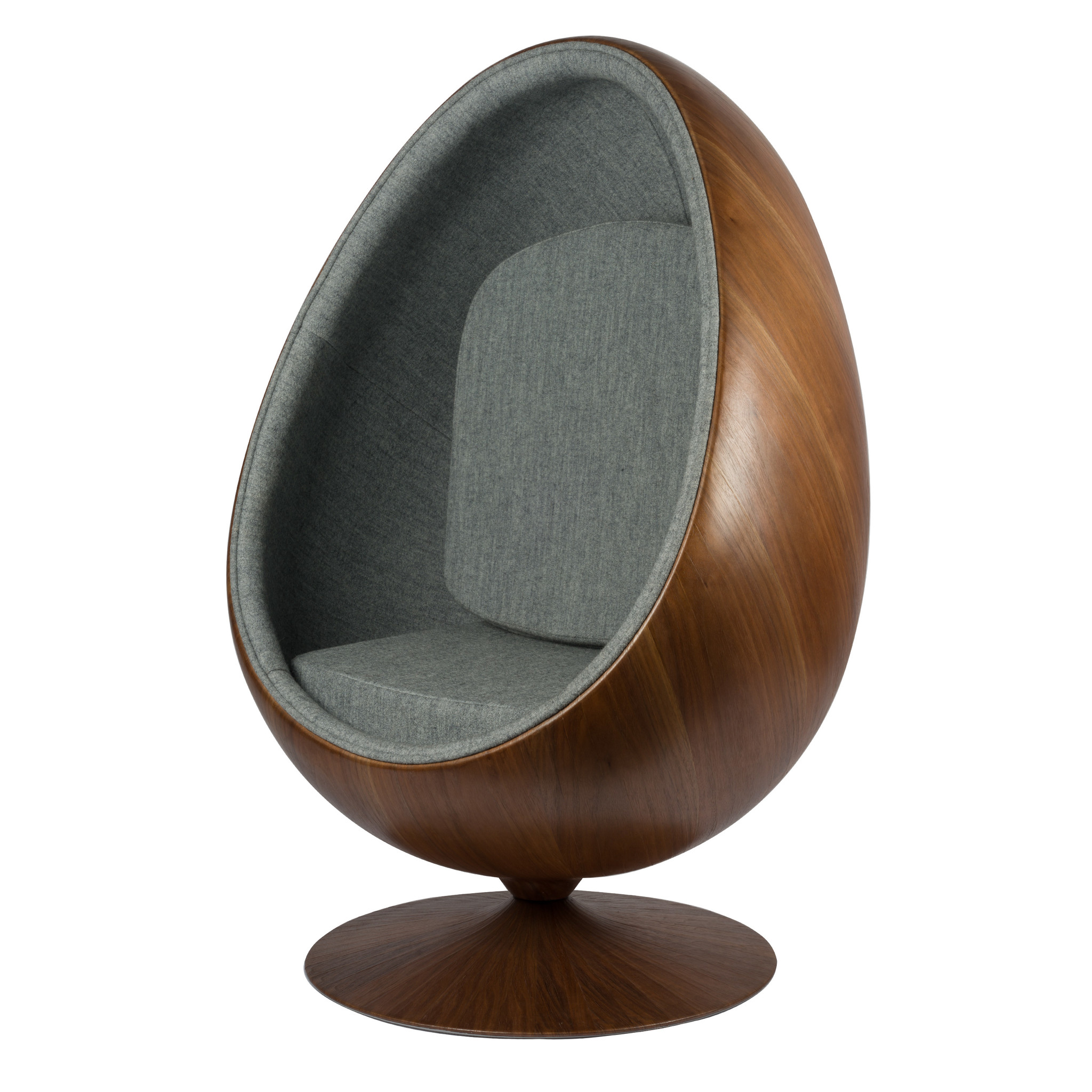 Cocoon Chair - Grijs Houtfineer - Deals2Day