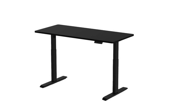 Elektrisch verstellbarer Schreibtisch - Dual Motor | Schwarz | 160 x 80 cm