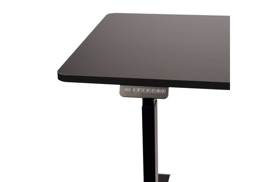 Elektrisch verstellbarer Schreibtisch - Dual Motor | Schwarz | 160 x 80 cm