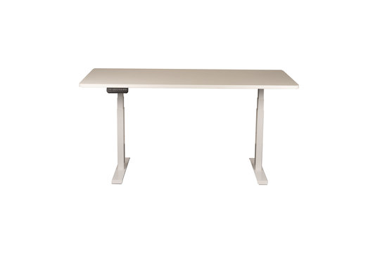 Elektrisch verstellbarer Schreibtisch - Dual Motor | Weiß | 160 x 80 cm