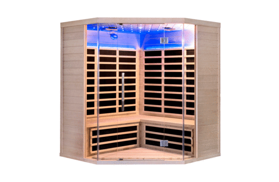 Infrarot-Sauna - 4-6 Personen | Eckmodell