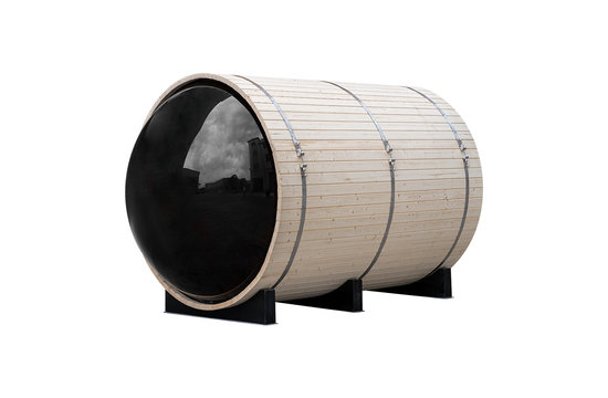 Sauna Tonneau - Panorama | Convient pour 6 personnes