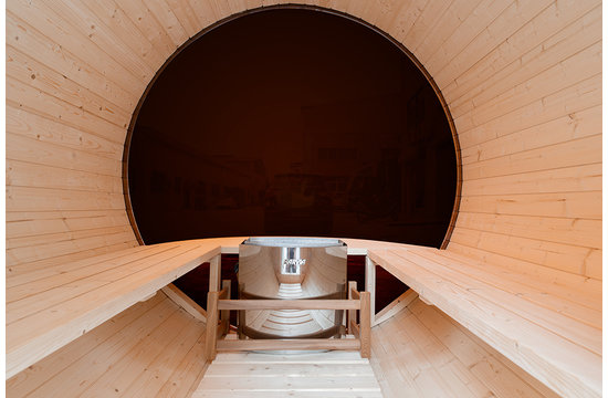 Sauna Tonneau - Panorama | Convient pour 6 personnes