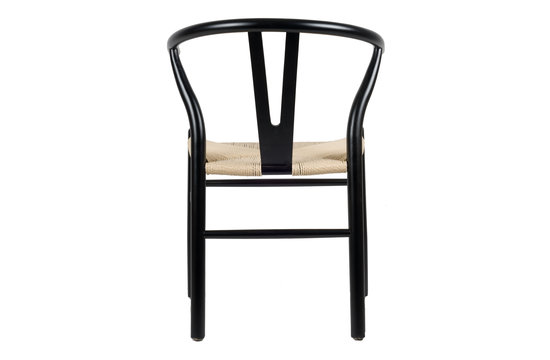 Vida Esszimmerstuhl - Schwarz/Beige | Wishbone