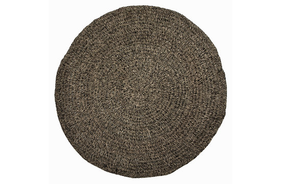 Der Seegras-Teppich - Natürlich Schwarz - 200