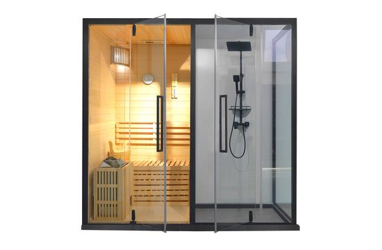 Sauna + Duschkombination - 2 Personen | Rechts