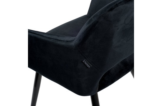 Jesper Chaise - Noir | Velours