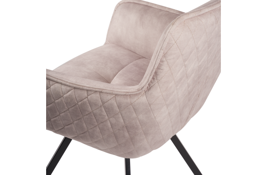 Oxford Drehsessel - Blau | Samt - Copy