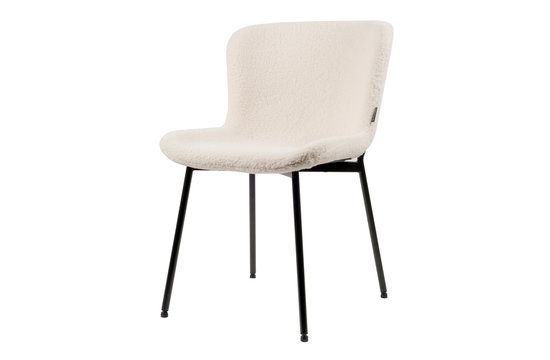Blossom Chaise - Teddy blanc