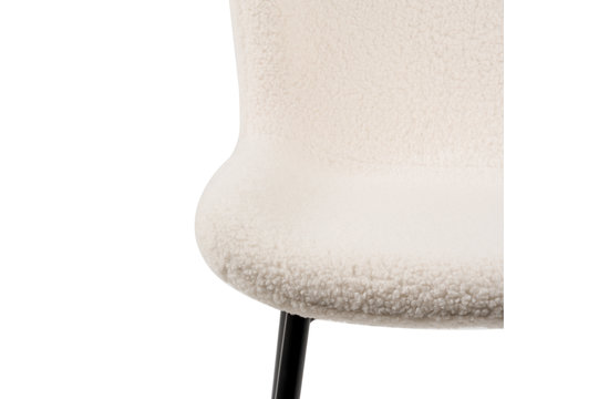 Blossom Chaise - Teddy blanc