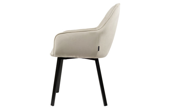 Dahlia Chaise - Velours Crème