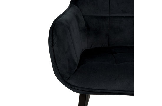 Dahlia Chaise - Velours Noir