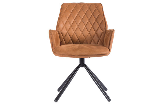 London Drehsessel - Cognac | Mikrofaser