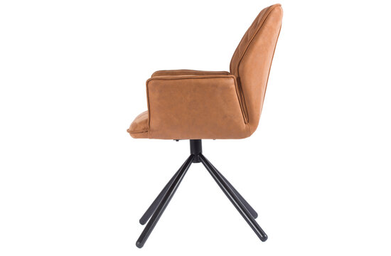 London Drehsessel - Cognac | Mikrofaser