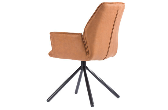 London Chaise pivotante - Cognac | Microfibre