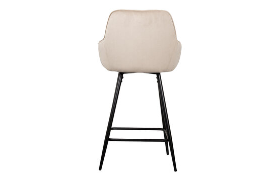 Rose Barhocker - Beige Samt