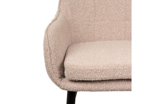Dahlia Eetkamerstoel - Beige Boucle