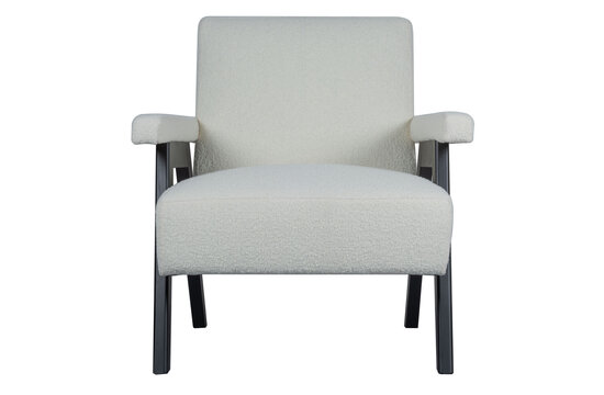 Vesper Fauteuil - Wit Boucle