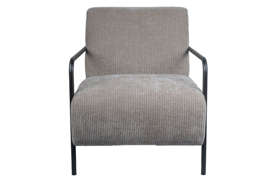 Sammy Fauteuil - Praline Ribstof