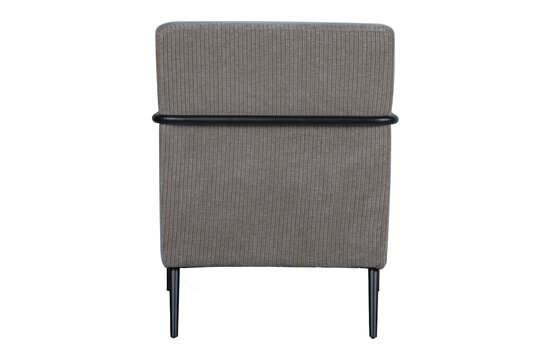 Sammy Fauteuil - Praline Ribstof