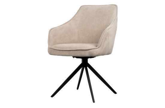 Liza Esszimmerstuhl - Beige | Samt Enjoy