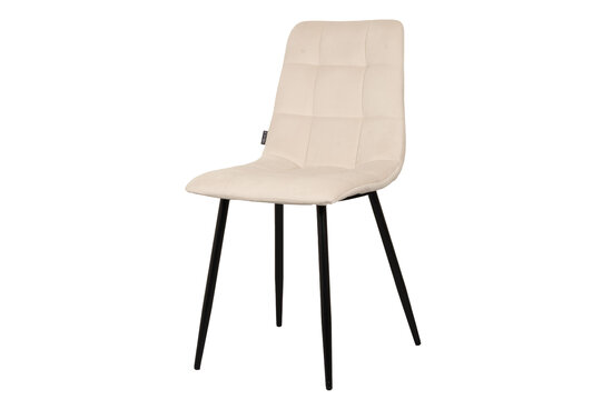 Elise Chaise - Velours crème