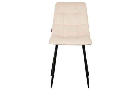 Elise Chaise - Velours crème