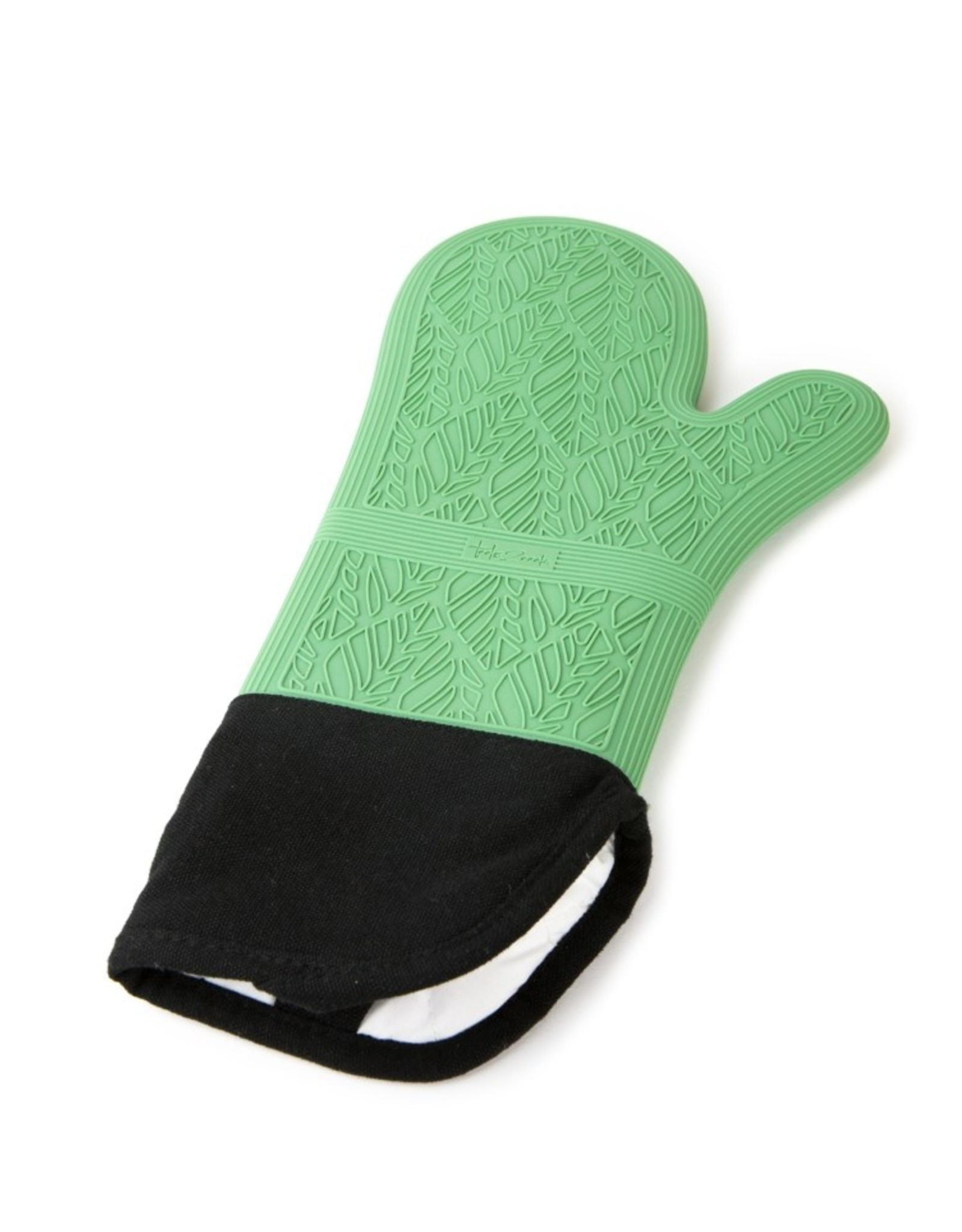 sage green oven mitts