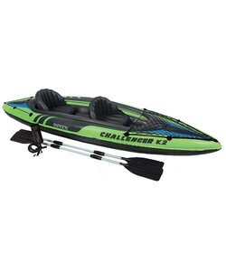 Challenger K2 - 2 pers. kayak met peddel en pomp