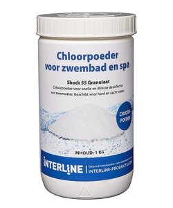 Chloorgranulaat 1 kg (choc / shock 55)
