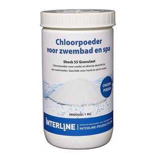 Chloorgranulaat 1 kg (choc / shock 55)