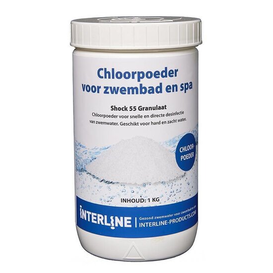 Interline Chloorgranulaat 1 kg (choc / shock 55)