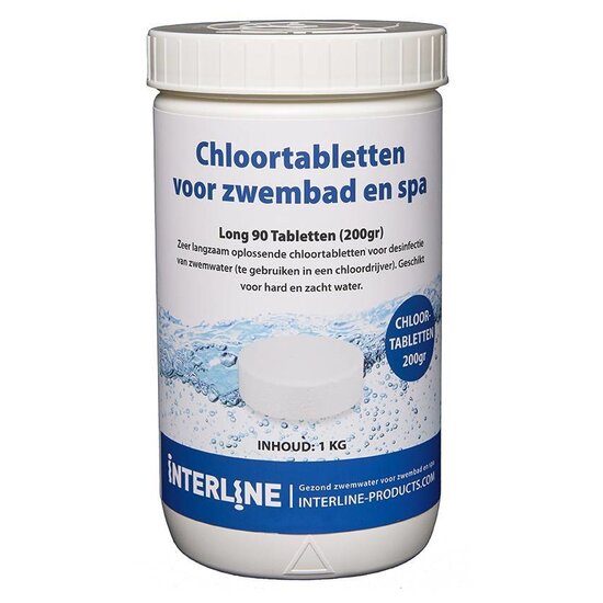 Interline Chloortabletten Long 1 kg (large)