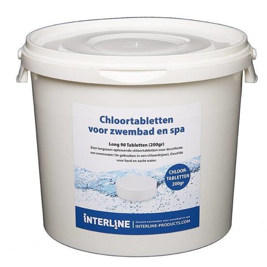 Interline Chloortabletten Long 10 kg (large)