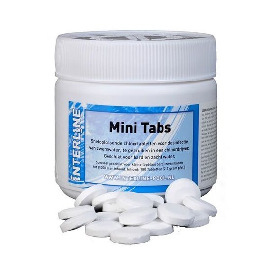 Interline Chloortabletten Mini Quick 180 st sneloplossend