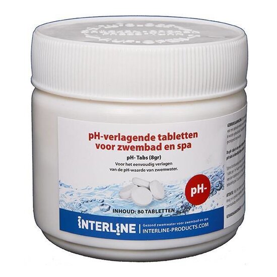 Interline pH Minus tabletten 80 st