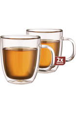 Thermo glas, set van 2, Extra tea 480 ml