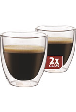 Espresso 80ml, thermo glas, set van 2