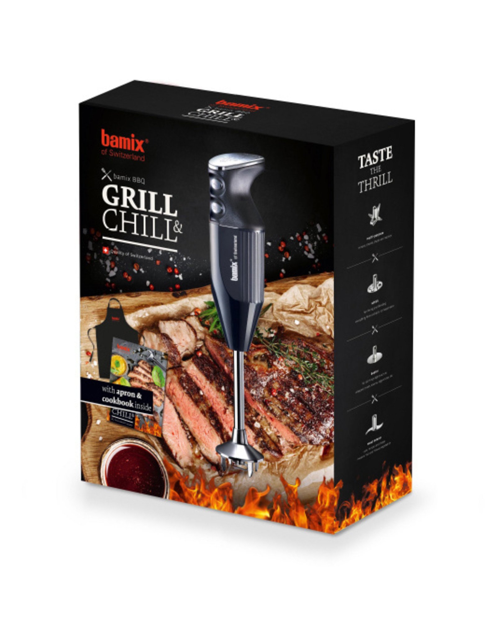 Bamix BBQ-box M200 Zwart