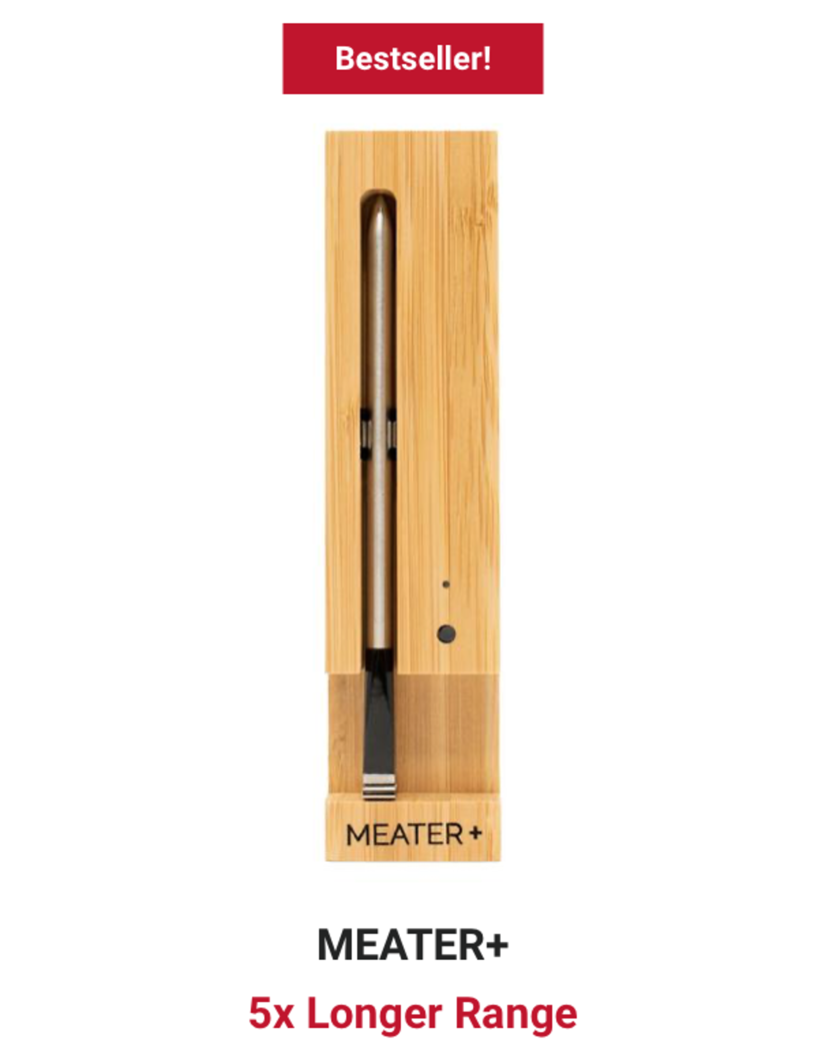 Meater PLUS Draadloze thermometer bereik tot 50 meter