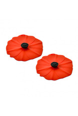 Charles Viancin Poppy Drink Covers (Rood) - Set / 2