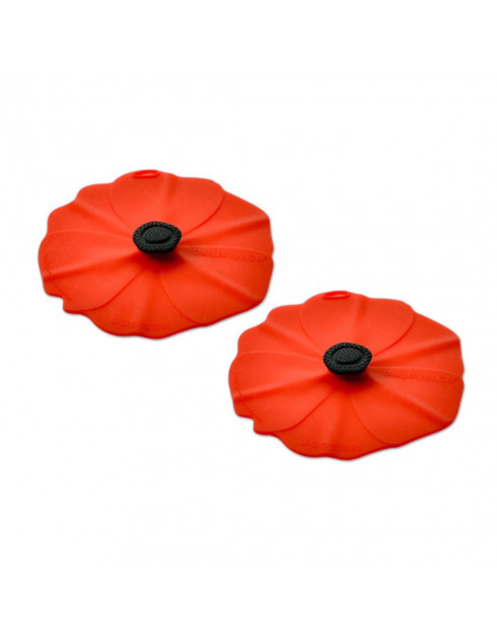 Charles Viancin Poppy Drink Covers (Rood) - Set / 2