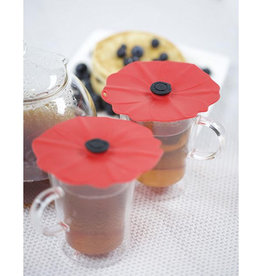 Charles Viancin Poppy Drink Covers (Rood) - Set / 2