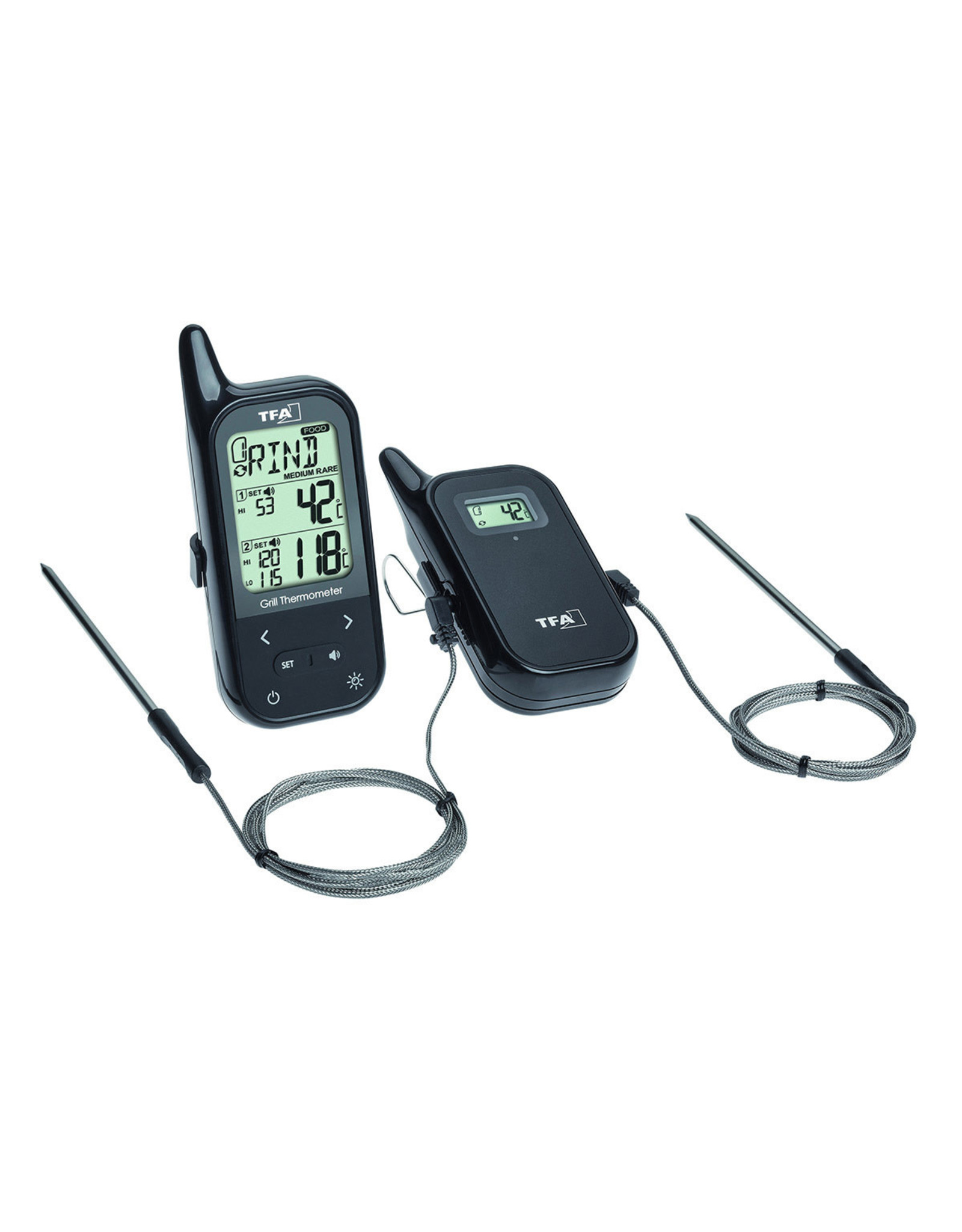 Draadloze grill / oven thermometer KÜCHEN-CHEF TWIN