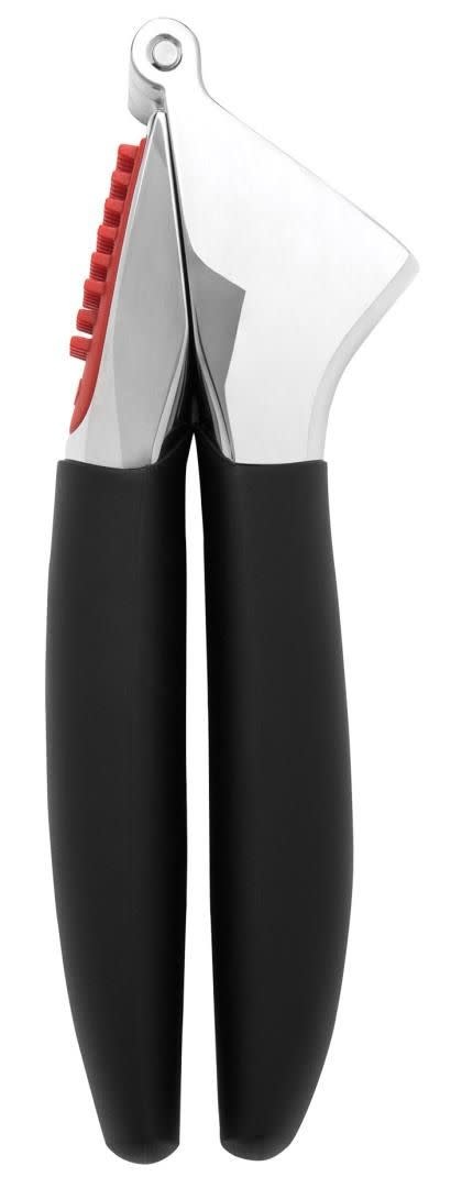 Knoflookpers London - zilverkleurig - 19 cm
